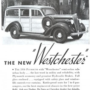 1936 Plymouth Westchester Woody Wagon