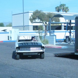 Off to the body/paint shop.