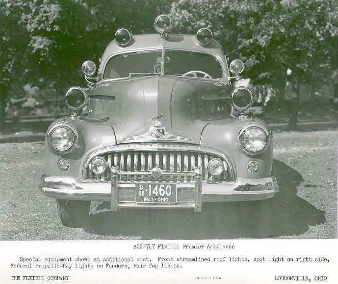 1947 Buick Flxible Ambulance (Factory Photo)