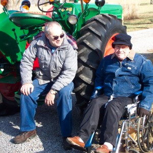 Bill And Wilbur With The Oliver 88